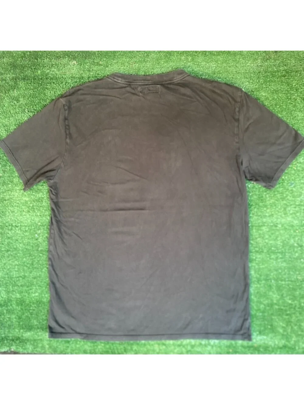 Vintage 90s Guess Jeans Box Logo T-Shirt Black M Colorful Rainbow Streetwear - Picture 4 of 4